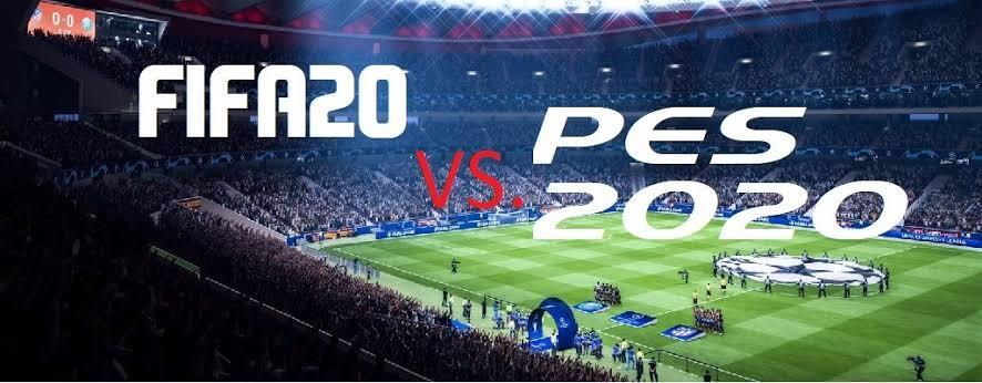 eFootball PES 2020 VS FIFA 20