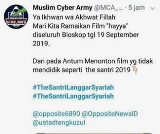 Adegan Masuk Gereja di Film The Santri Disebut Murtad, Gus Romi: Lebai