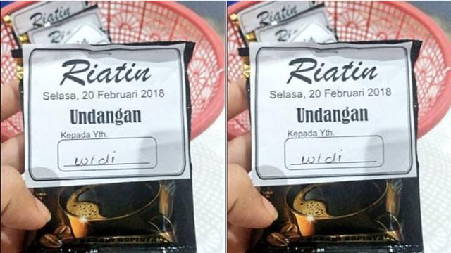 Unik Aneh dan Nyleneh Lihat Tulisan Nama di Undangan ini, Ada yang Ekstrem dan Porno!