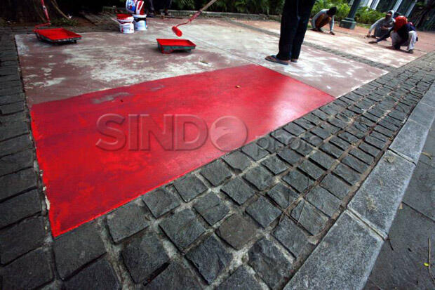 Penataan Trotoar Cikini Berbasis Budaya, Sepanjang Jalur TIM Dibuat Mural