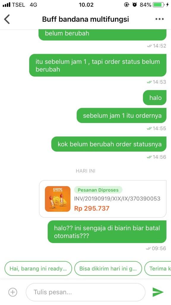 KEBIJAKAN YANG MERUGIKAN CUSTOMER - TOKOPEDIA