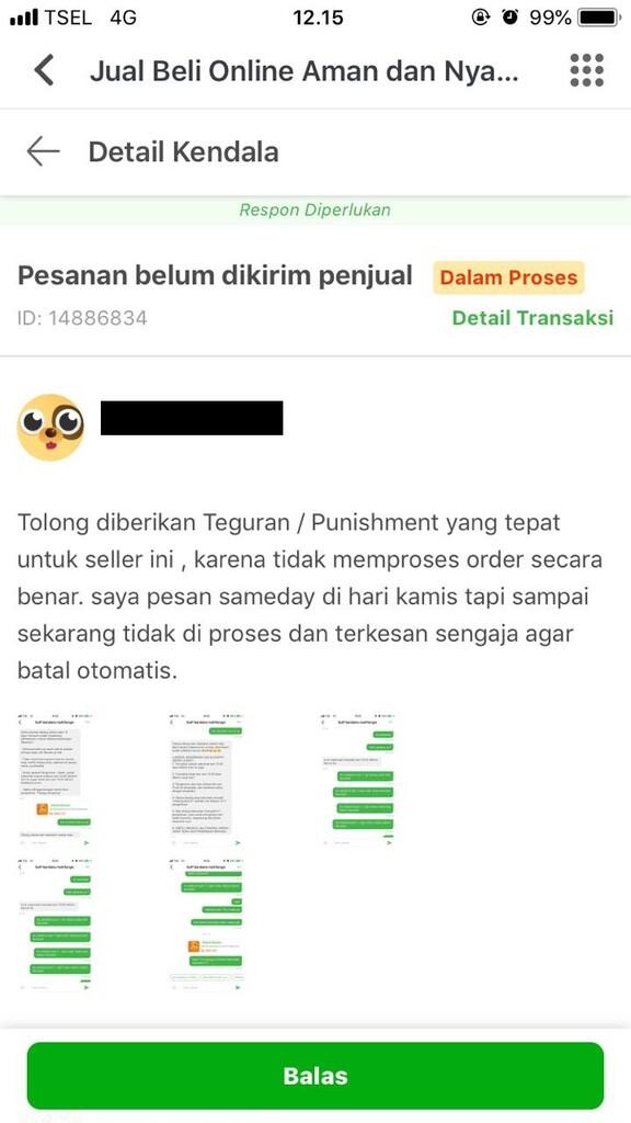 KEBIJAKAN YANG MERUGIKAN CUSTOMER - TOKOPEDIA