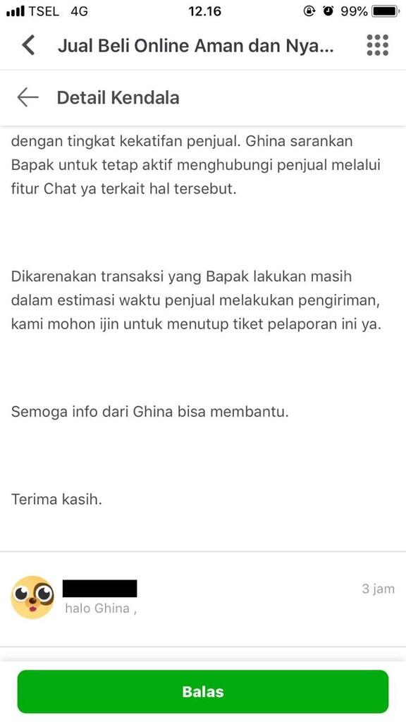 KEBIJAKAN YANG MERUGIKAN CUSTOMER - TOKOPEDIA