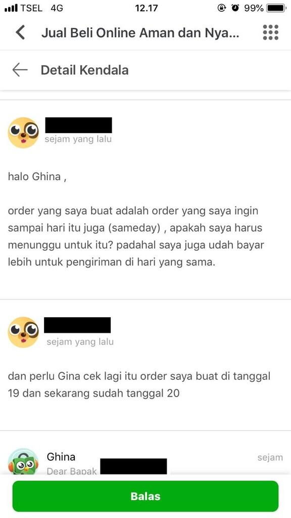 KEBIJAKAN YANG MERUGIKAN CUSTOMER - TOKOPEDIA