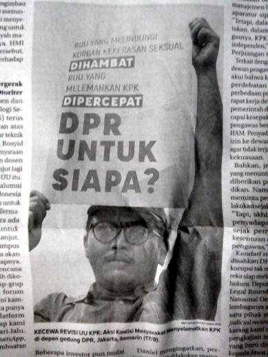 UU Revisi Apakah Sudah Mewakili Suara Rakyat atau Mengebiri KPK?
