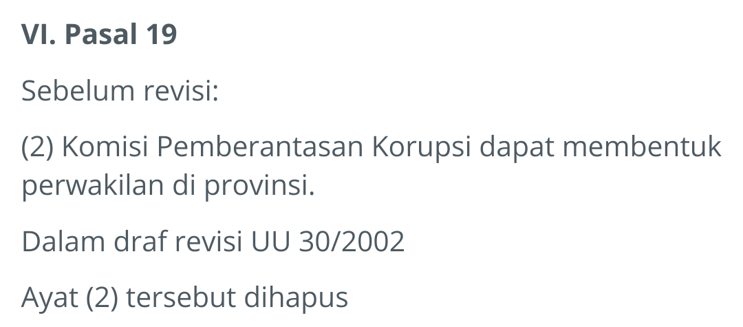 HASIK REVISI UU KPK ( Memperbaiki Atau Melemahkan ? )