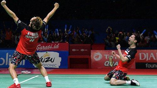 Hasil China Open 2019, Marcus-Kevin Juara, Kalahkan Ahsan-Hendra