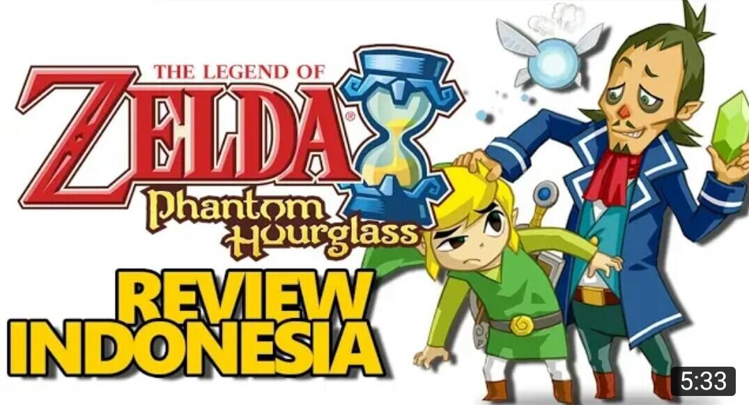 The Legend Of Zelda Phantom Hourglass Nintendo DS Indonesia Review - Video'Games

