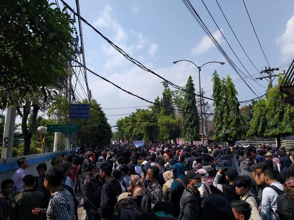 Foto Aksi Demo Gejayan