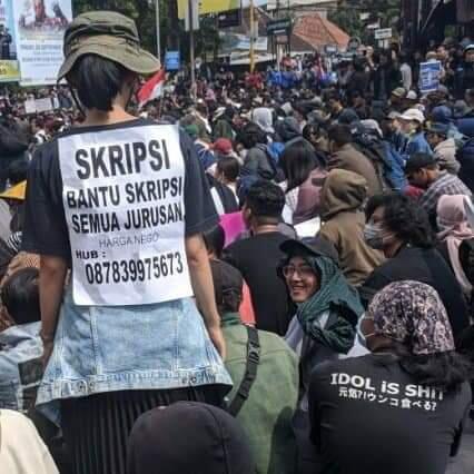 Foto Aksi Demo Gejayan