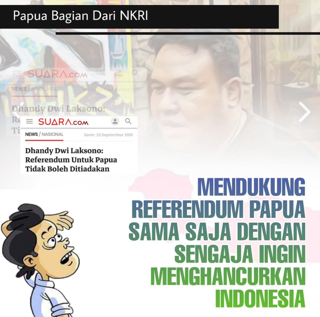 Tak Perlu Referendum, Papua Bagian Sah dari NKRI