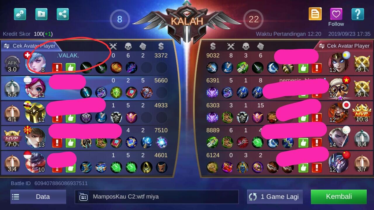 USER MLBB .VALAK. AUTO REPORT