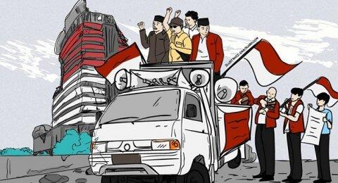 Hujan Duit Pendemo KPK, Menguak Bisnis Massa Bayaran