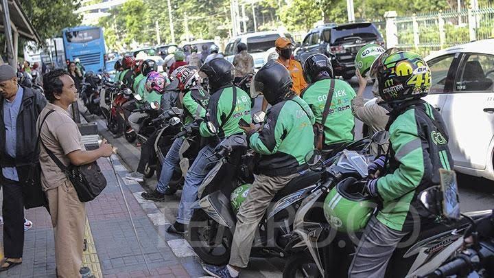 Demo mahasiswa, pengemudi ojol kesulitan layani pesanan penumpang