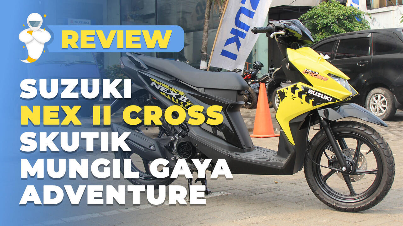 Suzuki NEX II Cross Skutik Mungil Gaya Adventure