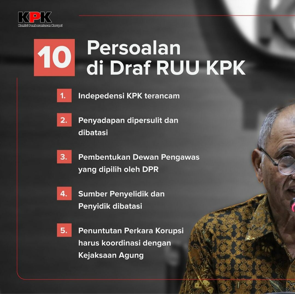 KPK Dilemahkan Koruptor Tepuk Tangan #SaveKPK!