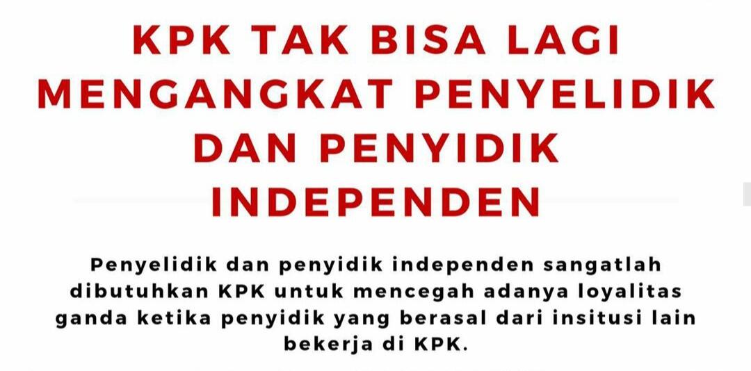 KPK Dilemahkan Koruptor Tepuk Tangan #SaveKPK!
