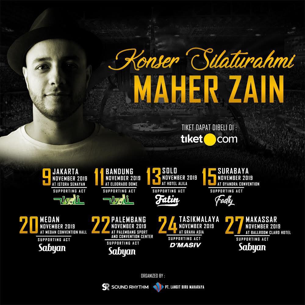 Kabar Gembira Buat Penggemar Maher Zain di Indonesia