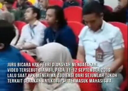 Canggih!!! Sebelum demo mahasiswa di briefing di gedung kpk. Ada apa ya,gan.?