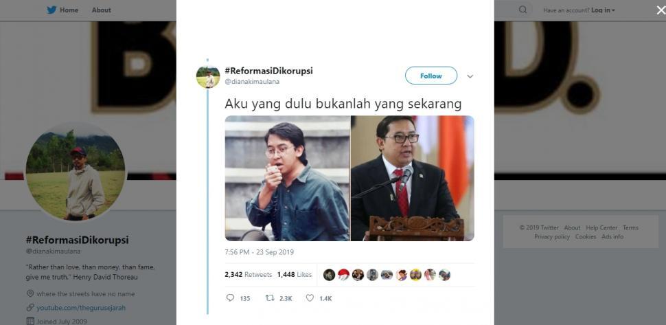 Potret Muda Fahri Hamzah dan Fadli Zon Beredar, Netizen: Sekarang Ku Didemo