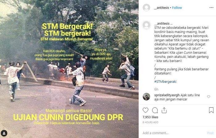 STM Pada Akur !! Hikmah Demo Di DPR