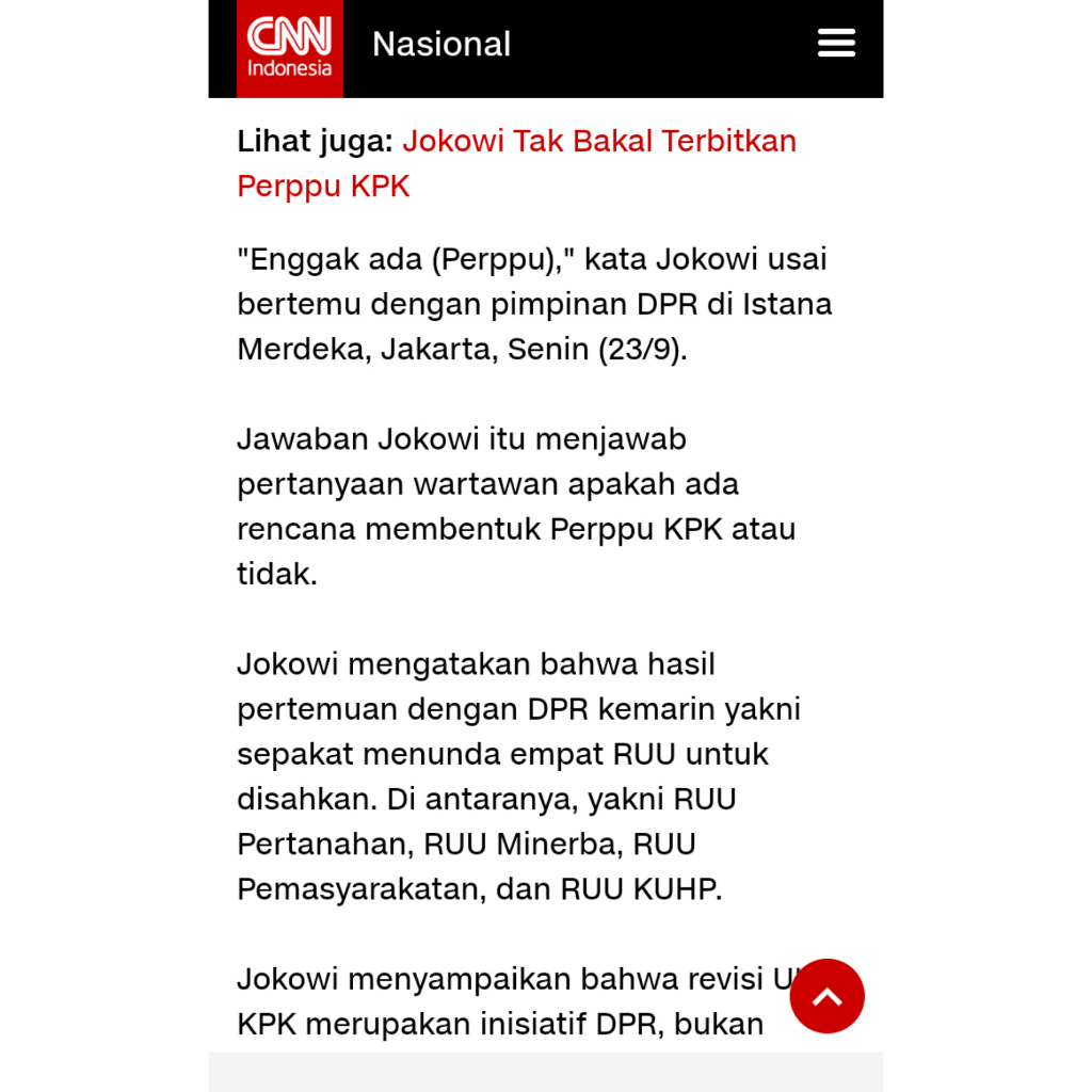 Akankah Demo Bisa Membatalkan Revisi Undang-Undang Komisi Pemberantasan Korupsi?