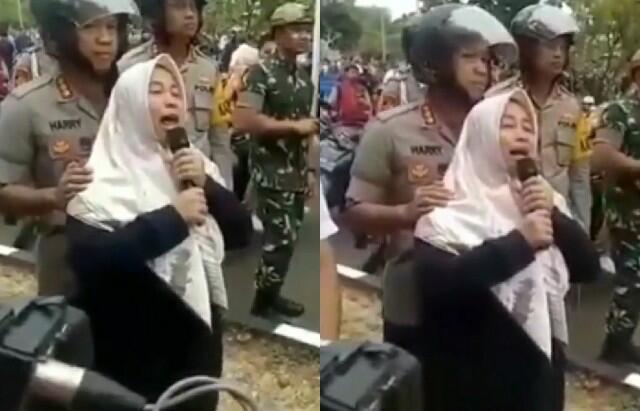 Anaknya Ikut Demo STM di Gedung DPR