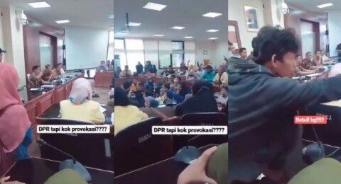 Provokasi Mahasiswa Turunkan Jokowi, Video Diduga Anggota DPRD Sumbar Viral
