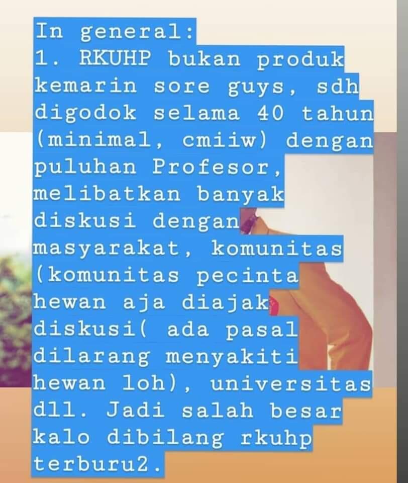 RKUHP Harus Segera Disahkan !! Indonesia Bukan Di Belanda