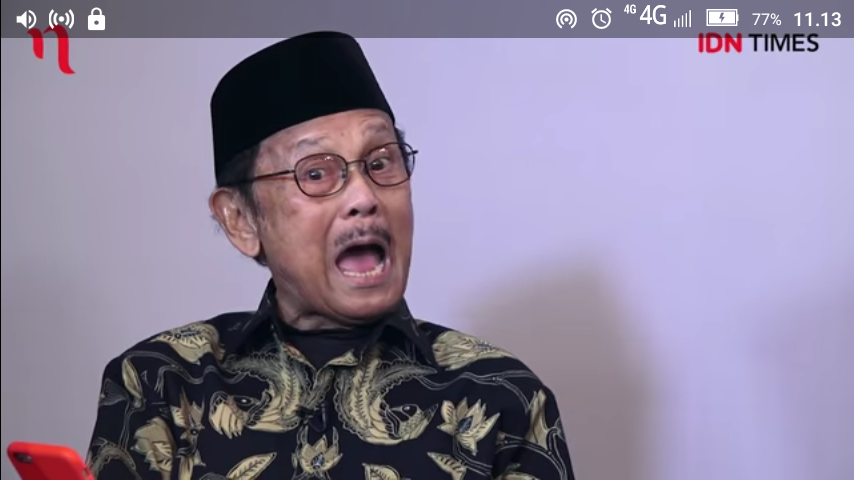 Pesan Eyang Habibie untuk Kids Zaman Now, Bacalah