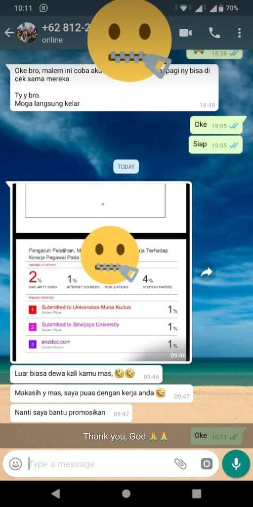 Jasa Konsultasi Parafrase Untuk Perbaikan Hasil Turnitin (TA, Skripsi & Tesis)