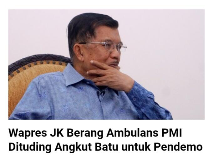 Polisi Bela Denny Siregar soal Twit Ambulans: Faktanya Ada Batu
