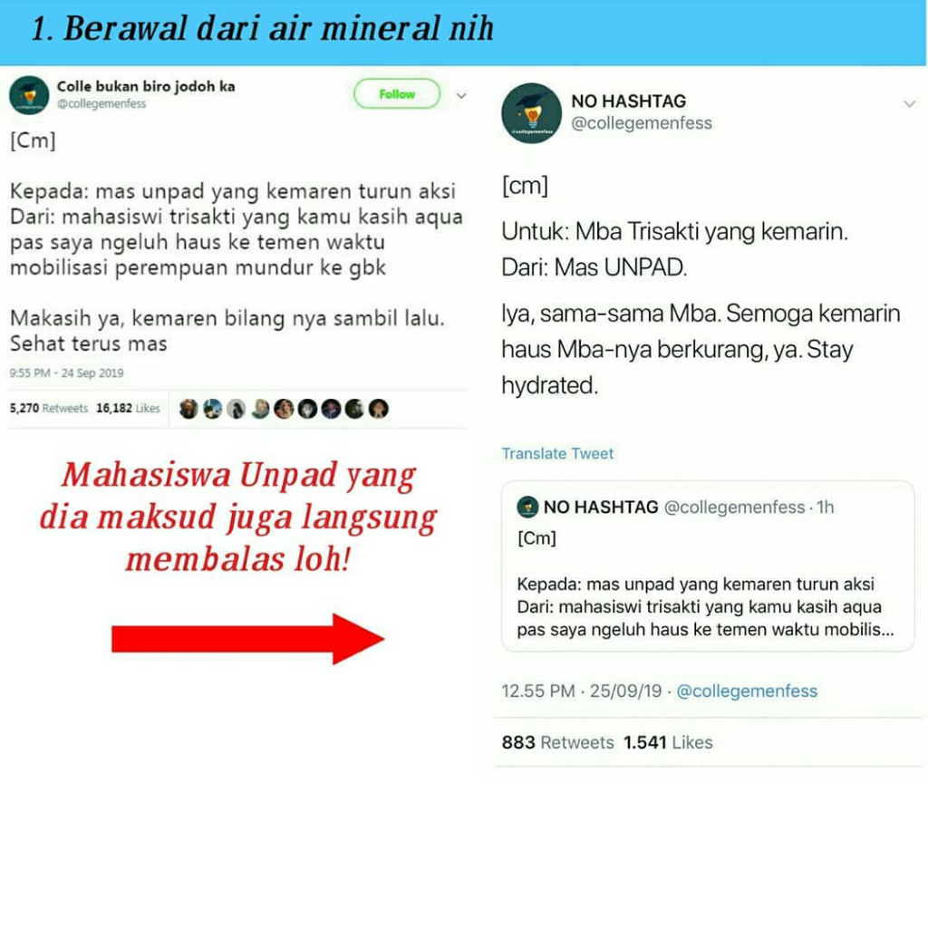 Kumpulan Kisah Manis Saat Aksi Demo, Ada yang Cinlok Hingga Ketemu Mantan