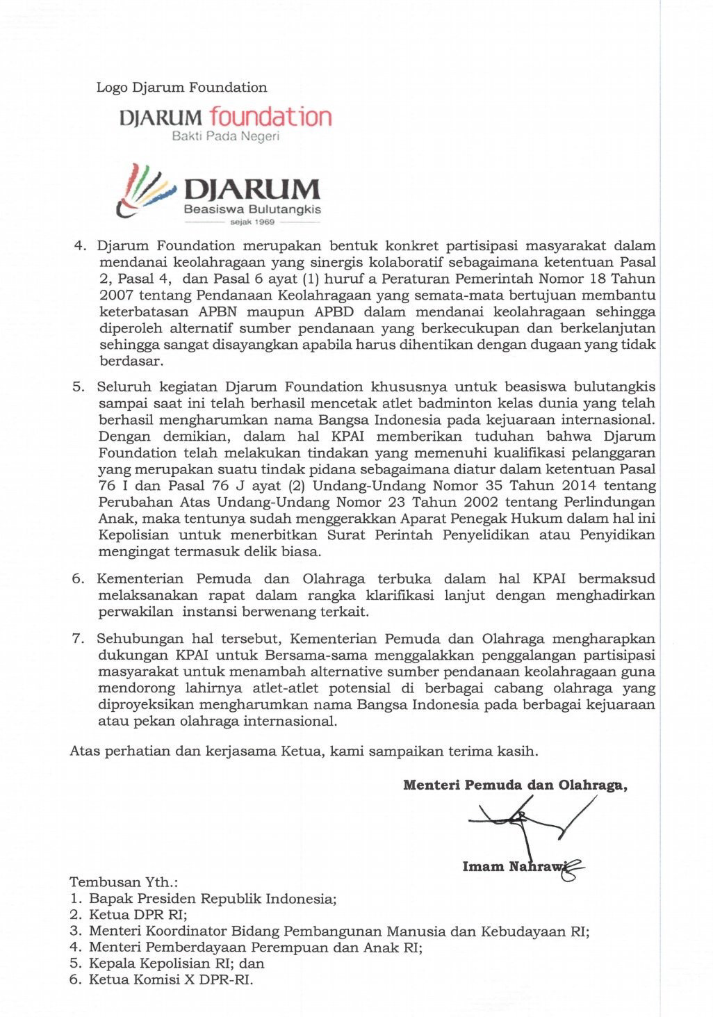 ada apa badminton Indonesia ?
