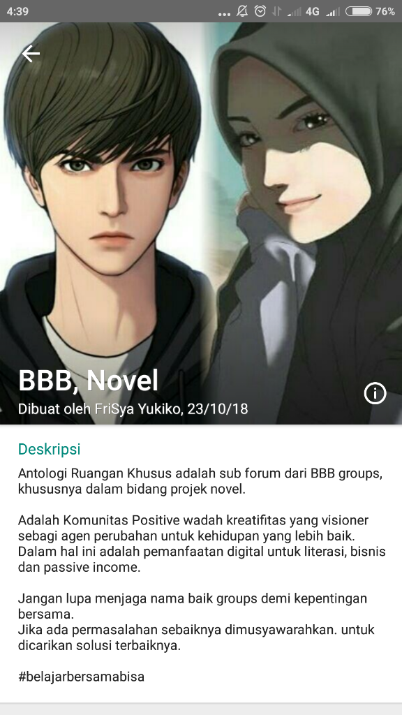 Cinta Dan Cita Dalam Komunitas Seru, Ini Ceritaku, Mana Ceritamu?
