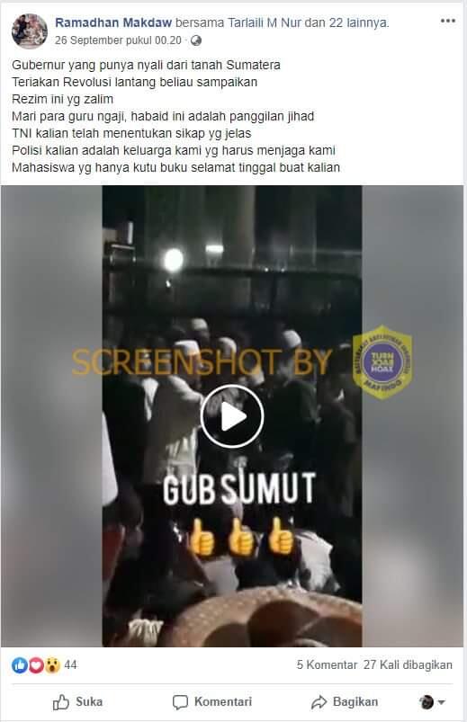 Benarkah Gubernur Sumut Edy Rahmayadi Serukan Jihad?