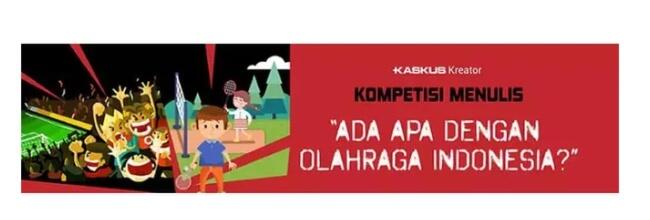 Ayo! Menjadi Suporter yang Baik untuk Olahraga Indonesia