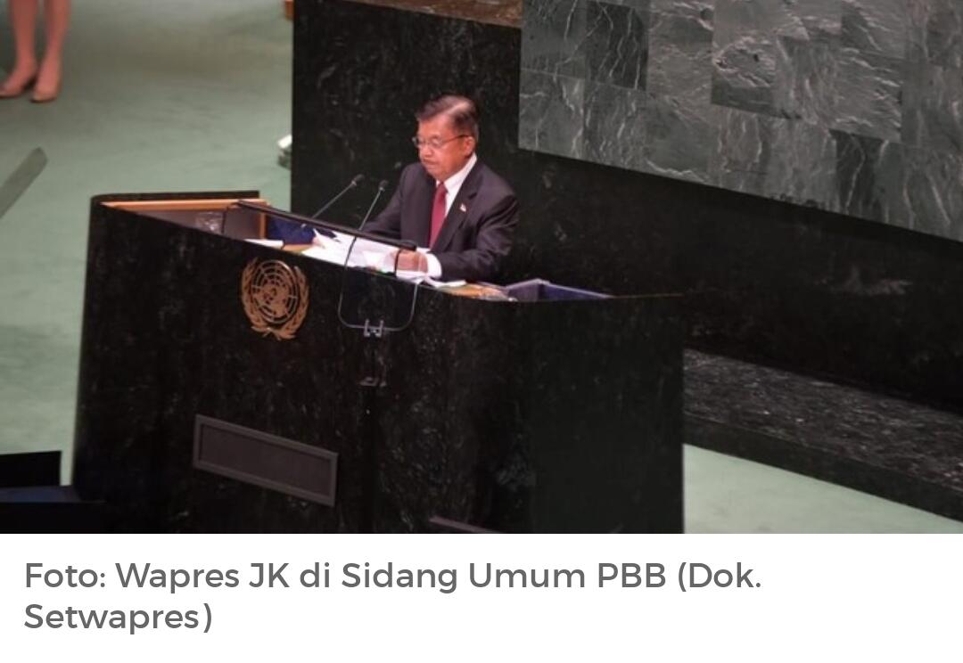 JK akui malu saat ditanya dimana Jokowi saat hadir sidang PBB