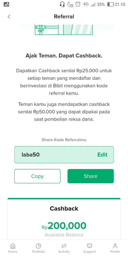 INVESTASI REKSA DANA BIBIT