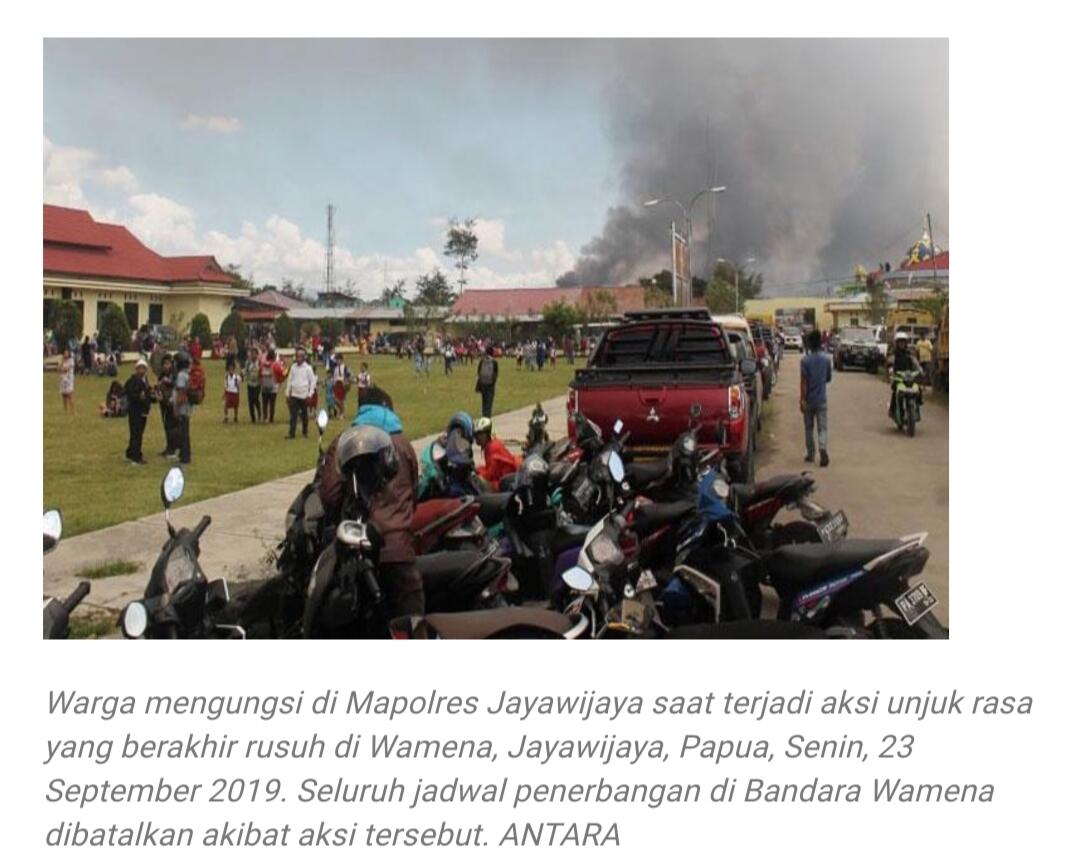 Picu SARA,Ketua MR Papua minta Kapolri rahasiakan pembantaian Warga Minang di Wamena