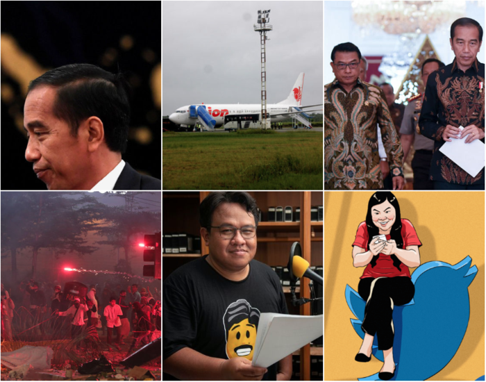 Jokowi, Lion Air, hingga para aktivis yang diincar polisi
