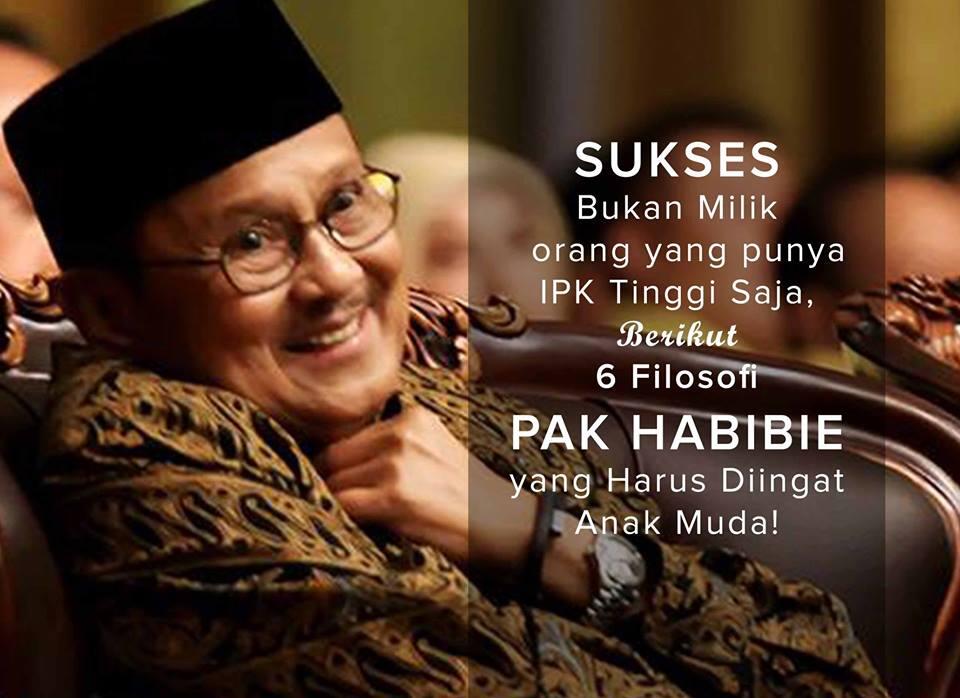 Pesan B.J. Habibie untuk Kita Para Kaum Muda