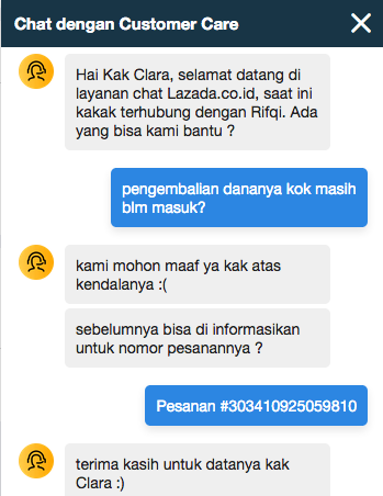 KECEWA DENGAN LAZADA