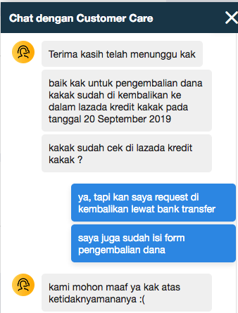 KECEWA DENGAN LAZADA