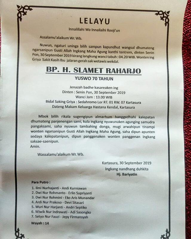 Slamet Raharjo Meninggal, Ini Sejarah Bebek Goreng Pak Slamet yang Legendaris 