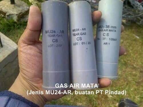 Sejarah Gas Air Mata Yang Efektif Mengusir Massa