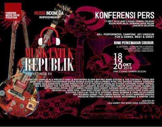 Artis Ramai-ramai Undang Jokowi ke Konser, Jansen: Aduh Apalagi Ini Bos?