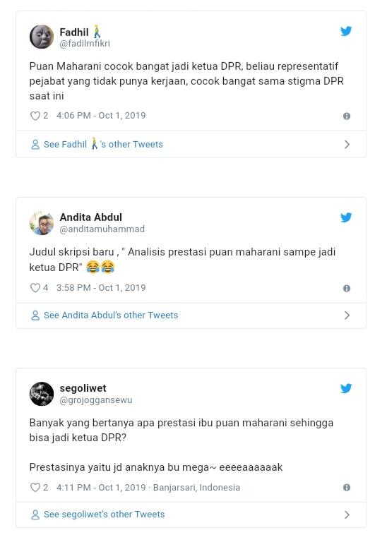 Puan Maharani Ketua DPR, Netizen Pertanyakan Prestasi