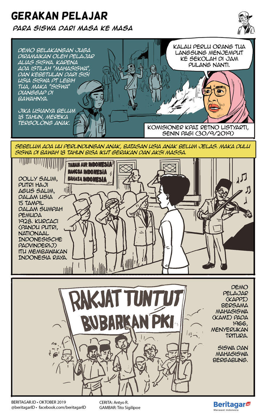Komik: Pelajar dalam pergerakan