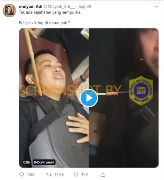Benarkah Polisi Akting Tertembak Anak Panah di Makassar? Fakta!